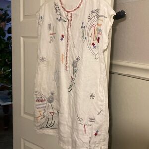 Beautiful hand stitched dress by Johnny Was.